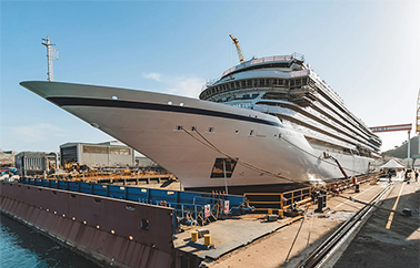 The world's first hydrogen-powered cruise ship has been launched